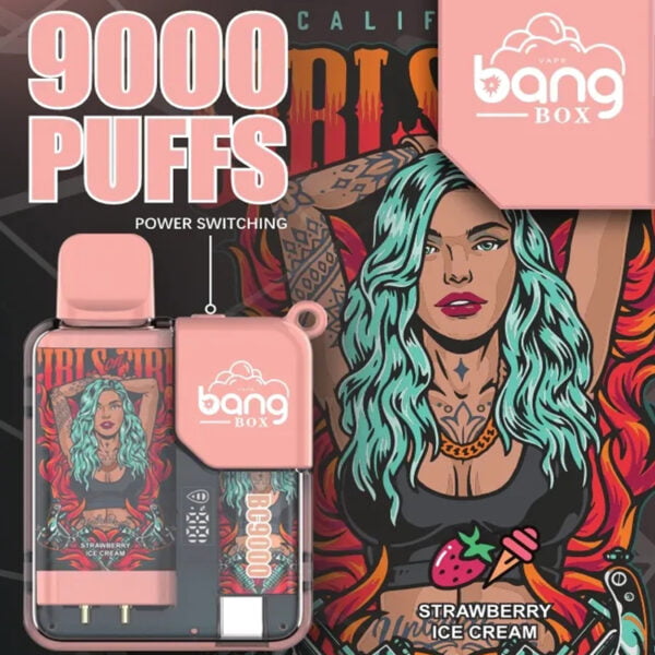 Bang Box 9000 Puffs 0% 2% 3% 5% Nicotina ricaricabile LED Pover Display Vape monouso all'ingrosso - CharmVape - 6