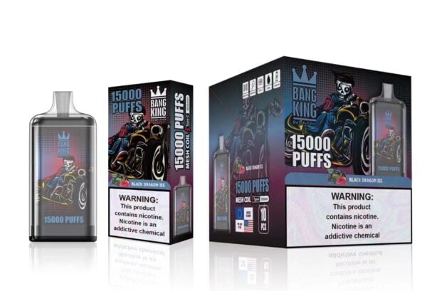 Bang King 15000 Puffs 0% 2% 3% 5% Nikotīna uzlādējams vienreizējās lietošanas vape vairumtirdzniecība — CharmVape — 21