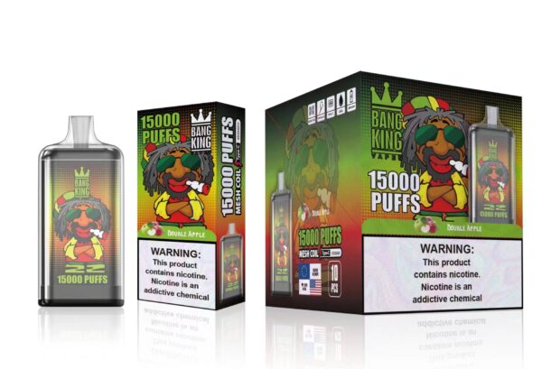 Bang King 15000 Puffs 0% 2% 3% 5% Nikotīna uzlādējams vienreizējās lietošanas vape vairumtirdzniecība — CharmVape — 2