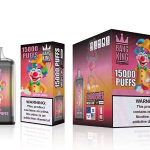 Bang King 15000 Puffs 0% 2% 3% 5% Nikotīna uzlādējams vienreizējās lietošanas vape vairumtirdzniecība — CharmVape – 24