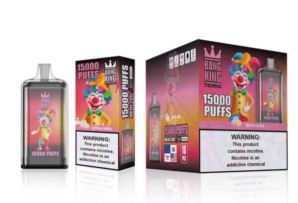 Bang King 15000 Puffs 0% 2% 3% 5% Nikotīna uzlādējams vienreizējās lietošanas vape vairumtirdzniecība — CharmVape — 4