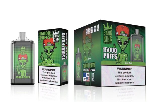 Bang King 15000 Puffs 0% 2% 3% 5% Nikotīna uzlādējams vienreizējās lietošanas vape vairumtirdzniecība — CharmVape - 6