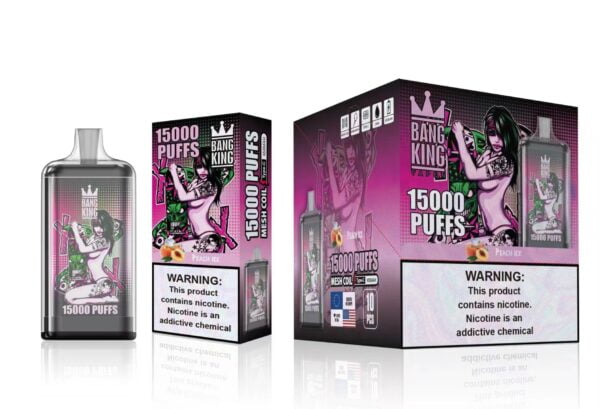 Bang King 15000 Puffs 0% 2% 3% 5% Nikotīna uzlādējams vienreizējās lietošanas vape vairumtirdzniecība — CharmVape — 8