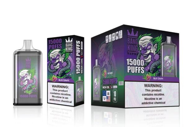 Bang King 15000 Puffs 0% 2% 3% 5% Nikotīna uzlādējams vienreizējās lietošanas vape vairumtirdzniecība — CharmVape — 9