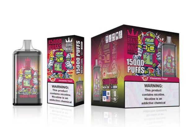 Bang King 15000 Puffs 0% 2% 3% 5% Nikotīna uzlādējams vienreizējās lietošanas vape vairumtirdzniecība — CharmVape — 14