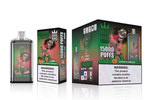 Bang King 15000 Puffs 0% 2% 3% 5% Nikotīna uzlādējams vienreizējās lietošanas vape vairumtirdzniecība — CharmVape — 18