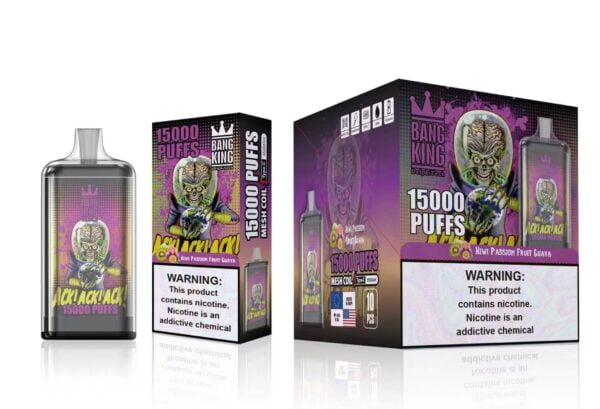 Bang King 15000 Puffs 0% 2% 3% 5% Nikotīna uzlādējams vienreizējās lietošanas vape vairumtirdzniecība — CharmVape — 19