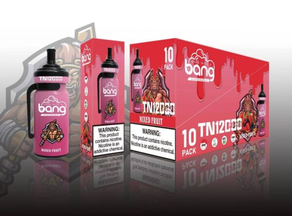 Bang Tn 12000 Puffs 0% 2% 3% 5% Nikotīna vienreizējās lietošanas Vape oriģināls E cigarešu vairumtirdzniecība - CharmVape - 9