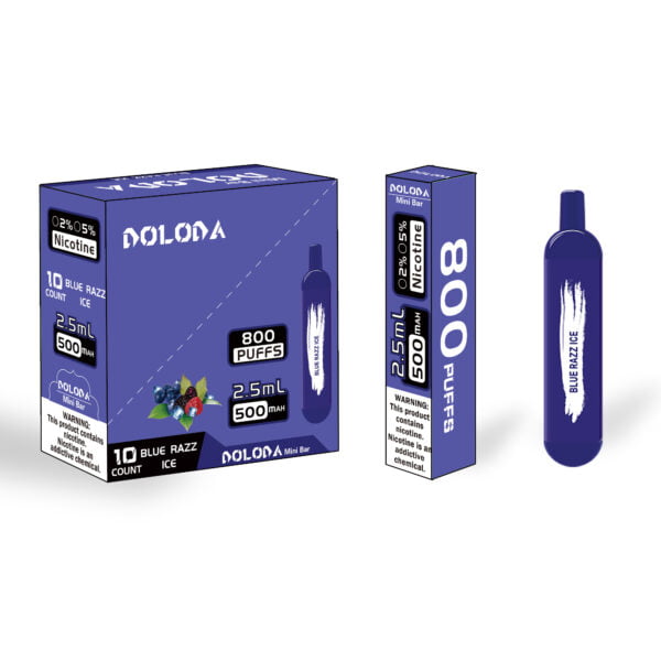 DOLODA Minibar 800 Trekjes 2% Nicotine Oplaadbare Wegwerp E-sigaretten Vape Groothandel - CharmVape - 4