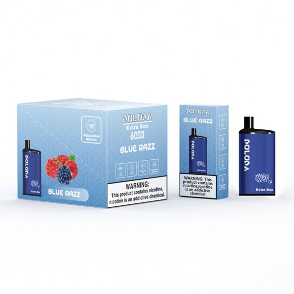 DOLODA Extra Box 6000 Puffs 2% 5% Никотиновый перезаряжаемый одноразовый вейп оптом - CharmVape - 9