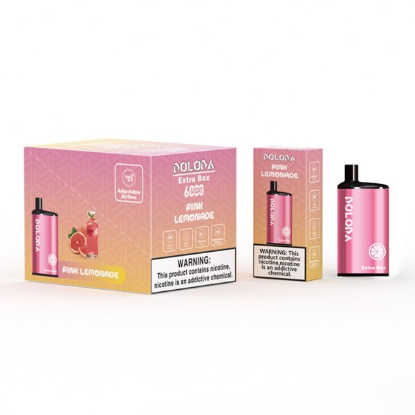 DOLODA Extra Box 6000 Puffs 2% 5% Никотиновый перезаряжаемый одноразовый вейп оптом - CharmVape - 5