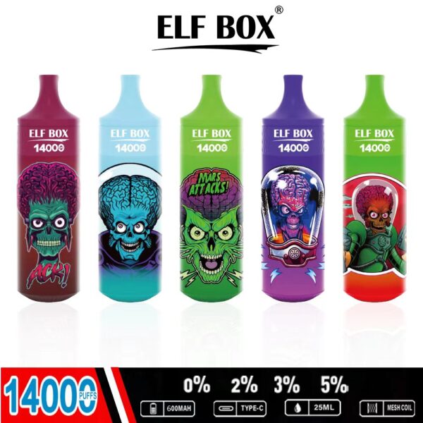 ELF BOX RGB14000 Puffs 0% 2% 3% 5% Nikotinový dobíjecí jednorázový vape velkoobchod – CharmVape – 9