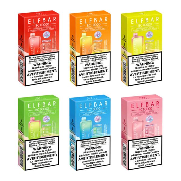 Elf Bar BC10000 (10K) 5% 20mg Nikotino vienkartiniai Vape Didmeninė prekyba – CharmVape – 16