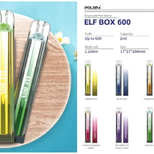 ELF BOX 600 Puffs 2% Stylo Vape jetable à la nicotine en gros - CharmVape - 15