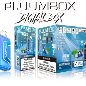 FluuM Digital Box TN 15000 Puffs 0% 2% 3% 5% Nicotine Rechargeable Vape Pods Pods E-Cigarette - CharmVape - 16