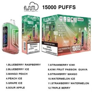 FluuM Digital Box TN 15000 Puffs 0% 2% 3% 5% Nicotine Rechargeable Vape Pods Pods E-Cigarette - CharmVape - 14