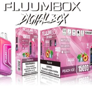 FluuM Digital Box TN 15000 Puffs 0% 2% 3% 5% Nicotine Rechargeable Vape Pods Pods E-Cigarette - CharmVape - 15