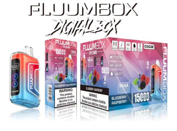 FluuM Digital Box TN 15000 Puffs 0% 2% 3% 5% Nicotine Rechargeable Vape Pen Pods Pods E-Cigarette Χονδρική - CharmVape - 8