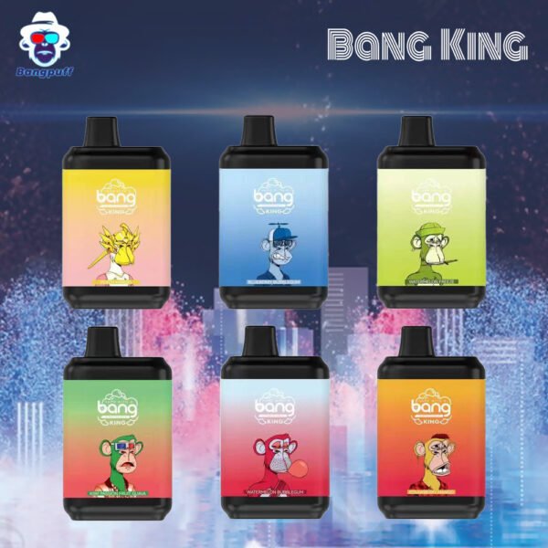 Bang King 8000 Puffs 0% 2% 3% 5% Vente en gros de vape jetable à la nicotine - CharmVape - 1