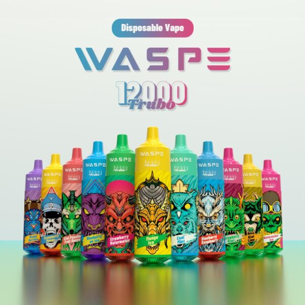 WASPE 12000 PUFFS 0% 2% 3% 5% Vape monouso alla nicotina all'ingrosso - CharmVape - 1