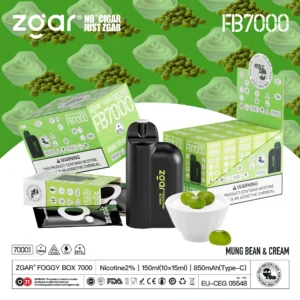 ZGAR FOGGY BOX 7000 Puffs 2% Nikotinový dobíjecí jednorázový vape velkoobchod – CharmVape – 22