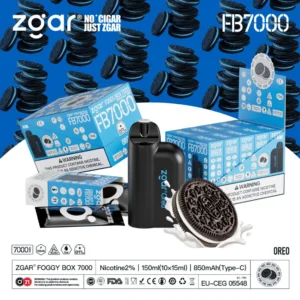 ZGAR FOGGY BOX 7000 Puffs 2% Nikotinová dobíjecí jednorázová vape velkoobchod – CharmVape – 23