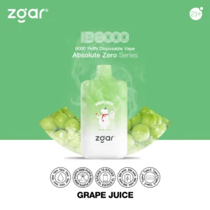 ZGAR ICE BOX 8000 Puffs 2% Никотиновый перезаряжаемый одноразовый вейп оптом - CharmVape - 15