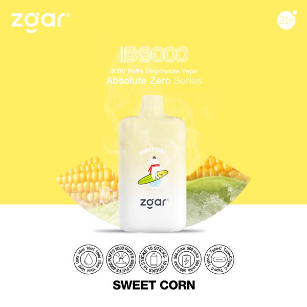 ZGAR ICE BOX 8000 Puffs 2% Никотиновый перезаряжаемый одноразовый вейп оптом - CharmVape - 14