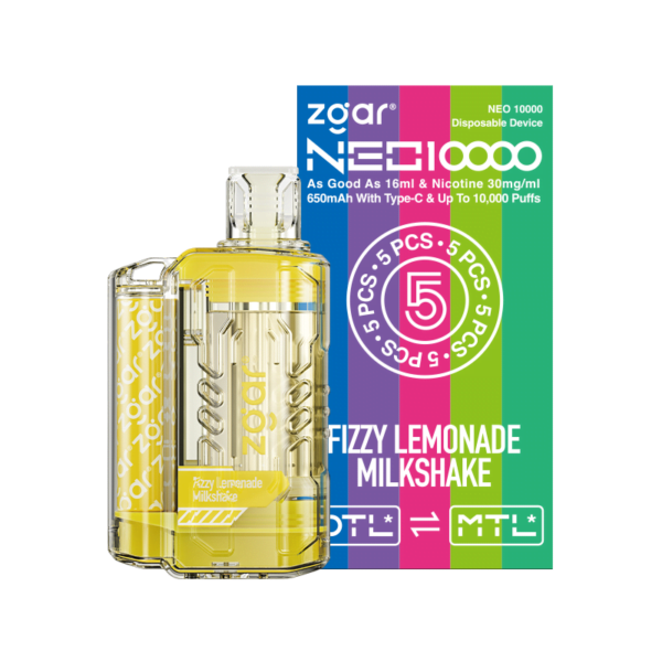 ZGAR NEO 10000 Puffs 3% Vape monouso ricaricabile alla nicotina all'ingrosso - CharmVape - 9