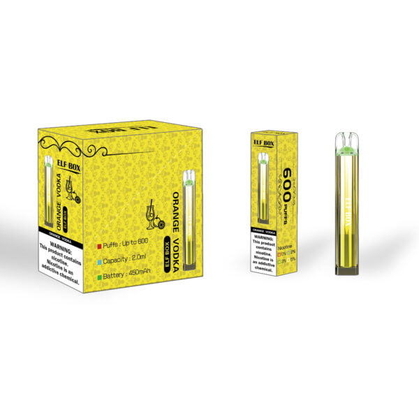 ELF BOX 600 Puffs 2% Stylo Vape jetable à la nicotine en gros - CharmVape - 6