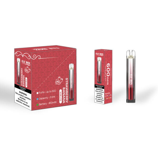 ELF BOX 600 Puffs 2% Stylo Vape jetable à la nicotine en gros - CharmVape - 5