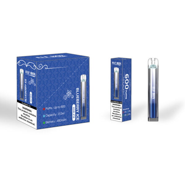 ELF BOX 600 Puffs 2% Stylo Vape jetable à la nicotine en gros - CharmVape - 8