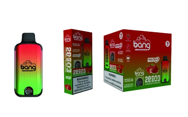 Bang Vape 20000 Puffs Dual Mesh 0% 2% 3% 5% LED displej s nízkym obsahom nikotínu Nabíjateľný hromadný nákup jednorazového vape pera veľkoobchod - CharmVape - 4