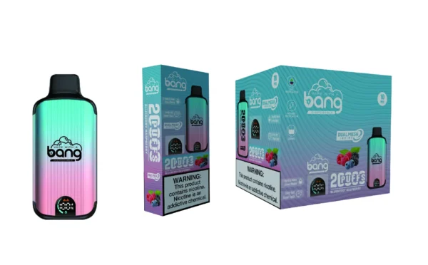 Bang Vape 20000 Puffs Dual Mesh 0% 2% 3% 5% LED displej s nízkym obsahom nikotínu Nabíjateľný hromadný nákup jednorazového vape pera veľkoobchod - CharmVape - 7