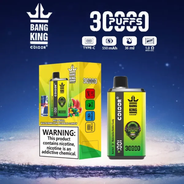 Bang King 30000 Puffs Double Flavour 0% 2% 3% 5% Nikotinarm, wiederaufladbar, Einweg-Vapes, Pen, Großpackung, Großhandel kaufen – CharmVape – 3