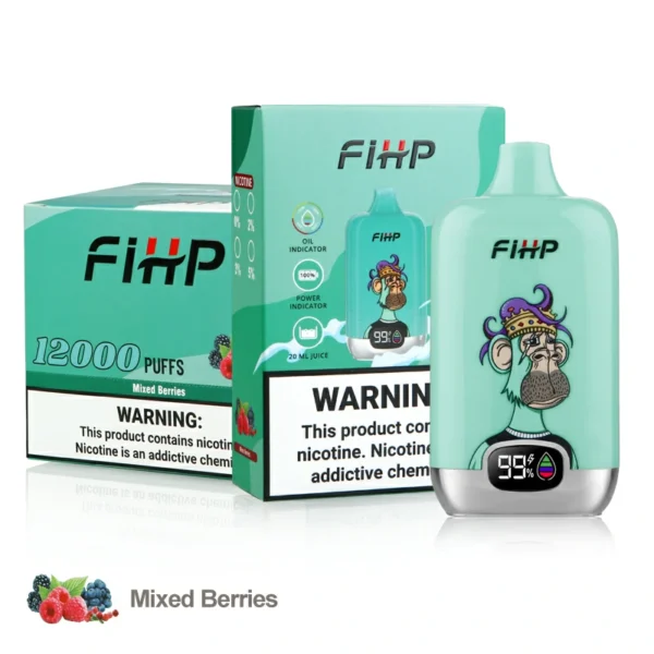 FIHP 12000 Puffs 2% 5% Penna per vapori usa e getta ricaricabile a basso contenuto di nicotina Acquista all'ingrosso - CharmVape - 9