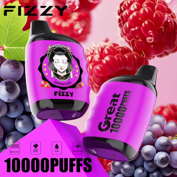 Fizzy Great 10000 Puffs 2% 5% Vähän nikotiinia ladattava kertakäyttöinen Vapes Pen Bulk Tukkumyynti - CharmVape - 5