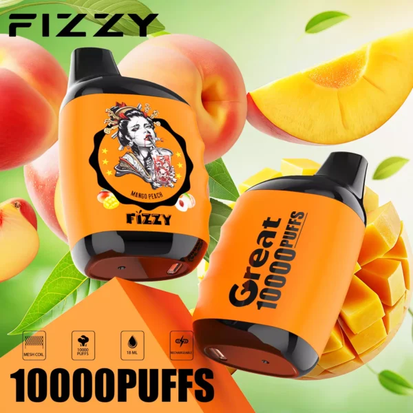 Fizzy Great 10000 Puffs 2% 5% Vähän nikotiinia ladattava kertakäyttöinen Vapes Pen Bulk Tukkumyynti - CharmVape - 7