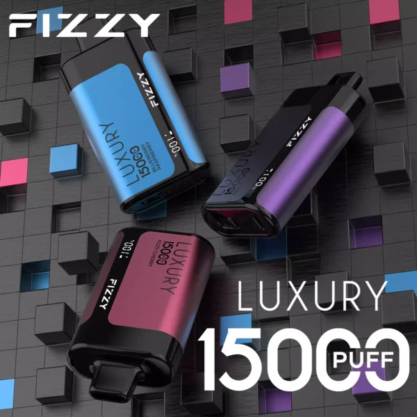 Fizzy Luxury 15000 Puffs 2% 5% Genopladelige engangsvapes med lav nikotinindhold Pen Bulk Køb Engros - CharmVape - 1