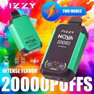 Fizzy Nova 20000 Puffs Dual Mesh 2% 5% Low Nicotine Rechargeable Disposable Vapes Pen Bulk Buy Wholesale - CharmVape - 10