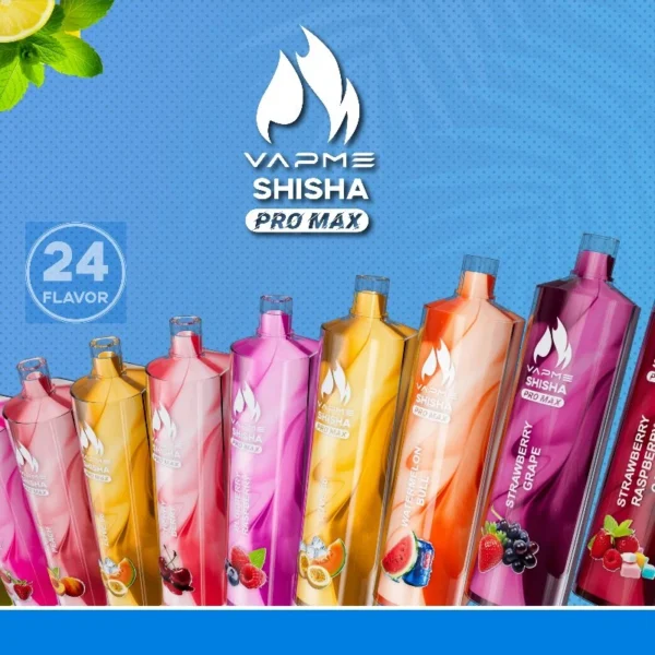 Vapme Shisha Pro Max 20000 vdihov 2% LED zaslon z nizko vsebnostjo nikotina, polnilno pero za enkratno uporabo, na debelo Nakup na debelo - CharmVape - 2