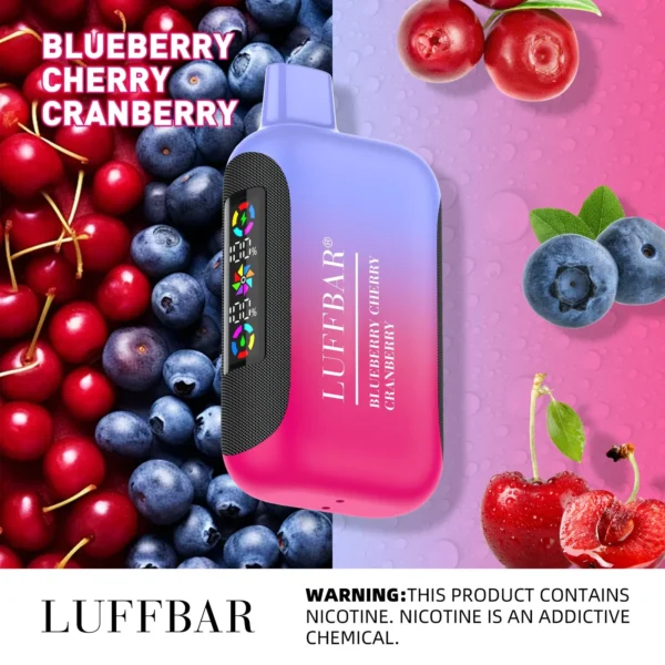 VASY LUFFBAR Dually 20000 Puffs Dual Digital Screen 50 мг перезаряжаемая одноразовая ручка для электронных сигарет с низким содержанием никотина оптом - CharmVape - 9