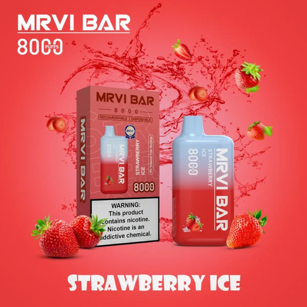 MRVI Bar Mr8000 Puffs 2% 3% 5% Χαμηλής περιεκτικότητας σε νικοτίνη επαναφορτιζόμενη μίας χρήσης στυλό Vapes Μαζική Αγορά Χονδρικής - CharmVape - 3