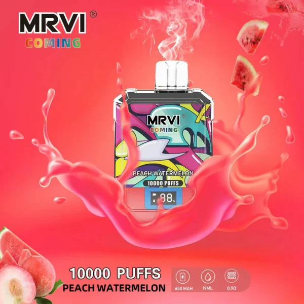 MRVI Coming 10000 Puffs Digital Screen 2% 3% 5% Επαναφορτιζόμενη αναλώσιμη πένα χαμηλής περιεκτικότητας σε νικοτίνη Vapes Μαζική Αγορά Χονδρικής - CharmVape - 2