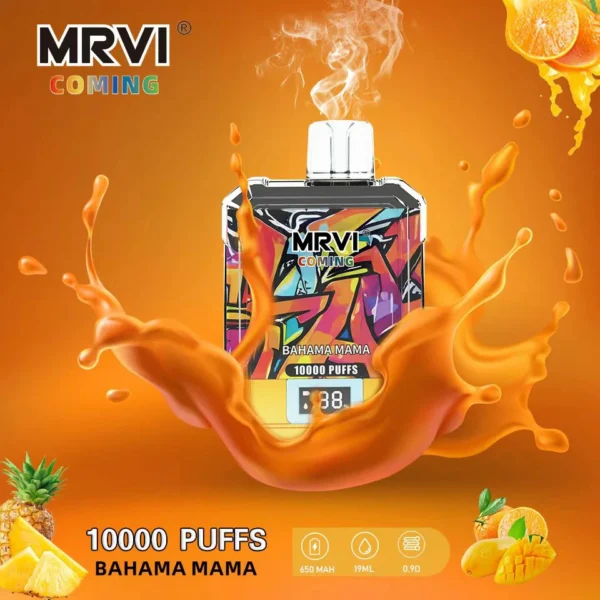 MRVI Coming 10000 Puffs Digital Screen 2% 3% 5% Επαναφορτιζόμενη μίας χρήσης στυλό Vapes χαμηλής περιεκτικότητας σε νικοτίνη Μαζική Αγορά Χονδρικής - CharmVape - 5