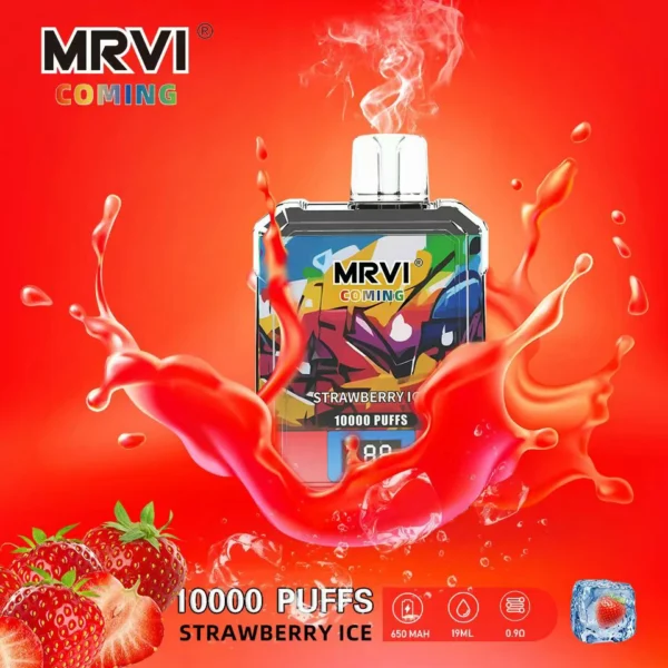 MRVI Coming 10000 Puffs Digital Screen 2% 3% 5% Χαμηλής περιεκτικότητας σε νικοτίνη επαναφορτιζόμενη μίας χρήσης στυλό Vapes Μαζική Αγορά Χονδρικής - CharmVape - 8