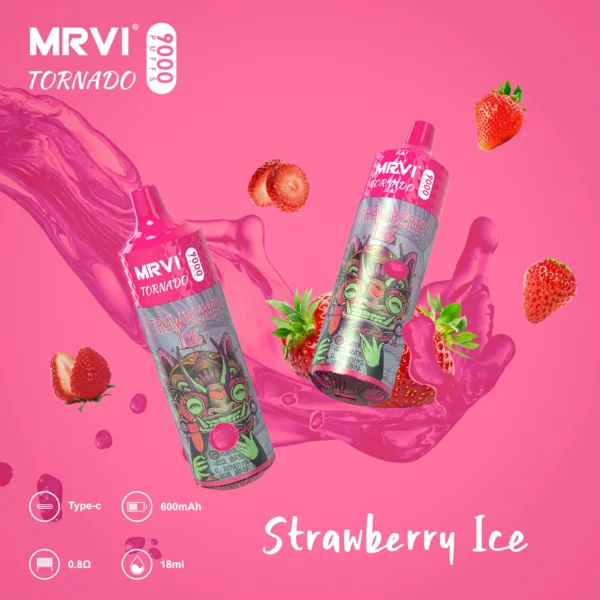 MRVI Tornado 9000 Puffs 2% 3% 5% Madala nikotiinisisaldusega laetav ühekordne Vapes Pen hulgiost hulgimüük – CharmVape – 6