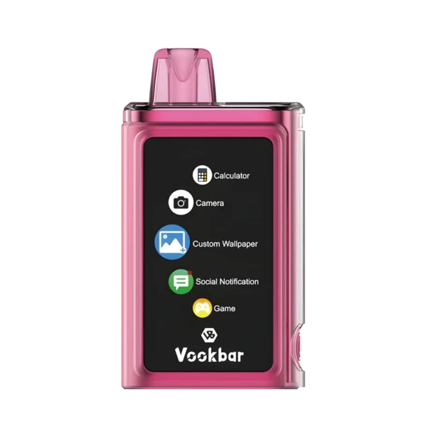 Vookbar Cyber ​​Pro 30000 Puffs Подвійний сітчастий сенсорний екран 0% 2% 3% 5% Перезаряджуваний одноразовий вейп-ручка з низьким вмістом нікотину Купуйте оптом - CharmVape - 3