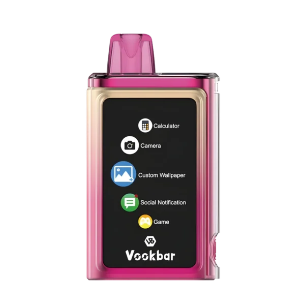 Vookbar Cyber ​​Pro 30000 Puffs Dual Mesh Touch Screen 0% 2% 3% 5% Перезаряджувана одноразова ручка для вейпів з низьким вмістом нікотину Купуйте оптом - CharmVape - 5