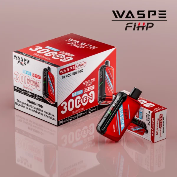 WASPE FIHP 30000 Puffs Dual Mesh 0% 2% 5% LED zaslon z nizko vsebnostjo nikotina za enkratno uporabo za večkratno uporabo Vapes pero Nakup na debelo - CharmVape - 13